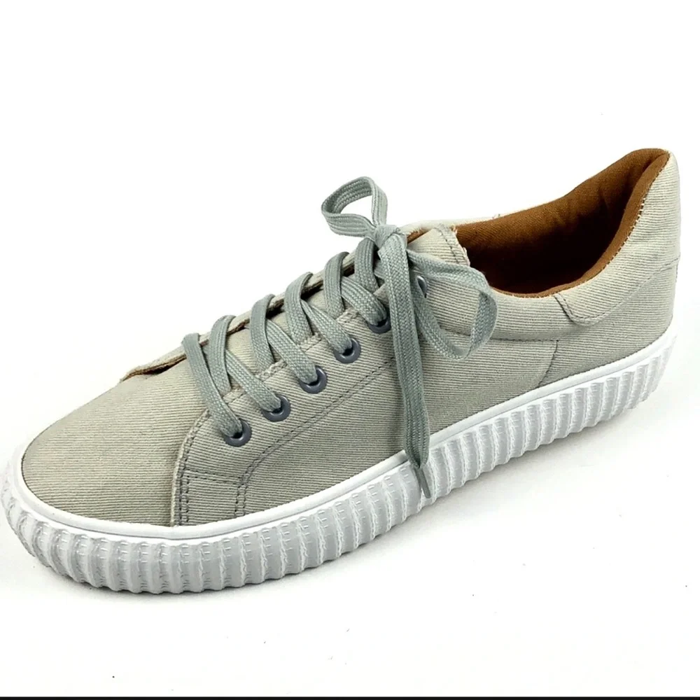 Rocket Dog Womens Size 11 Khaki Canvas Low Top Sneakers